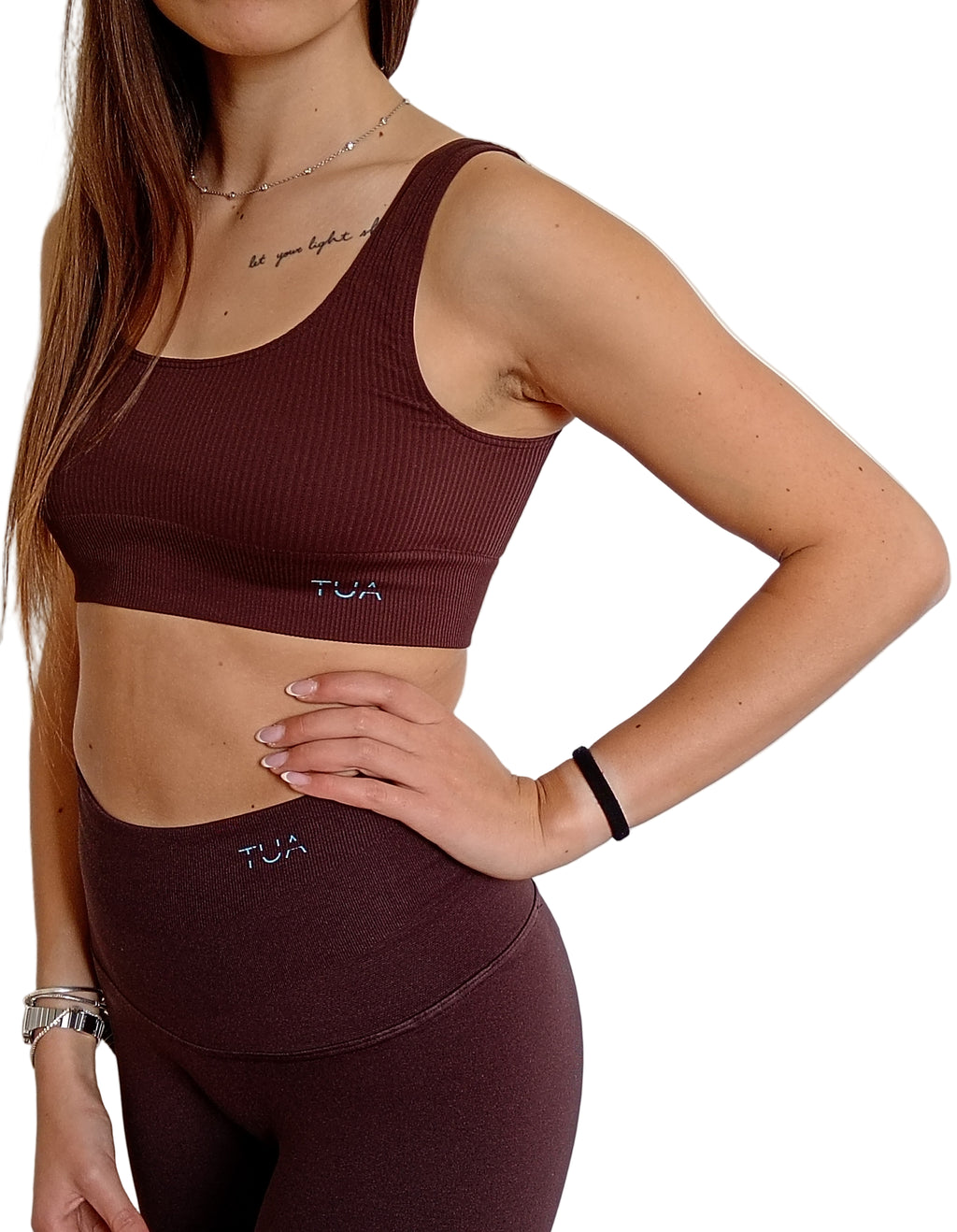 Gaia | Top spalline CIOCCOLATO