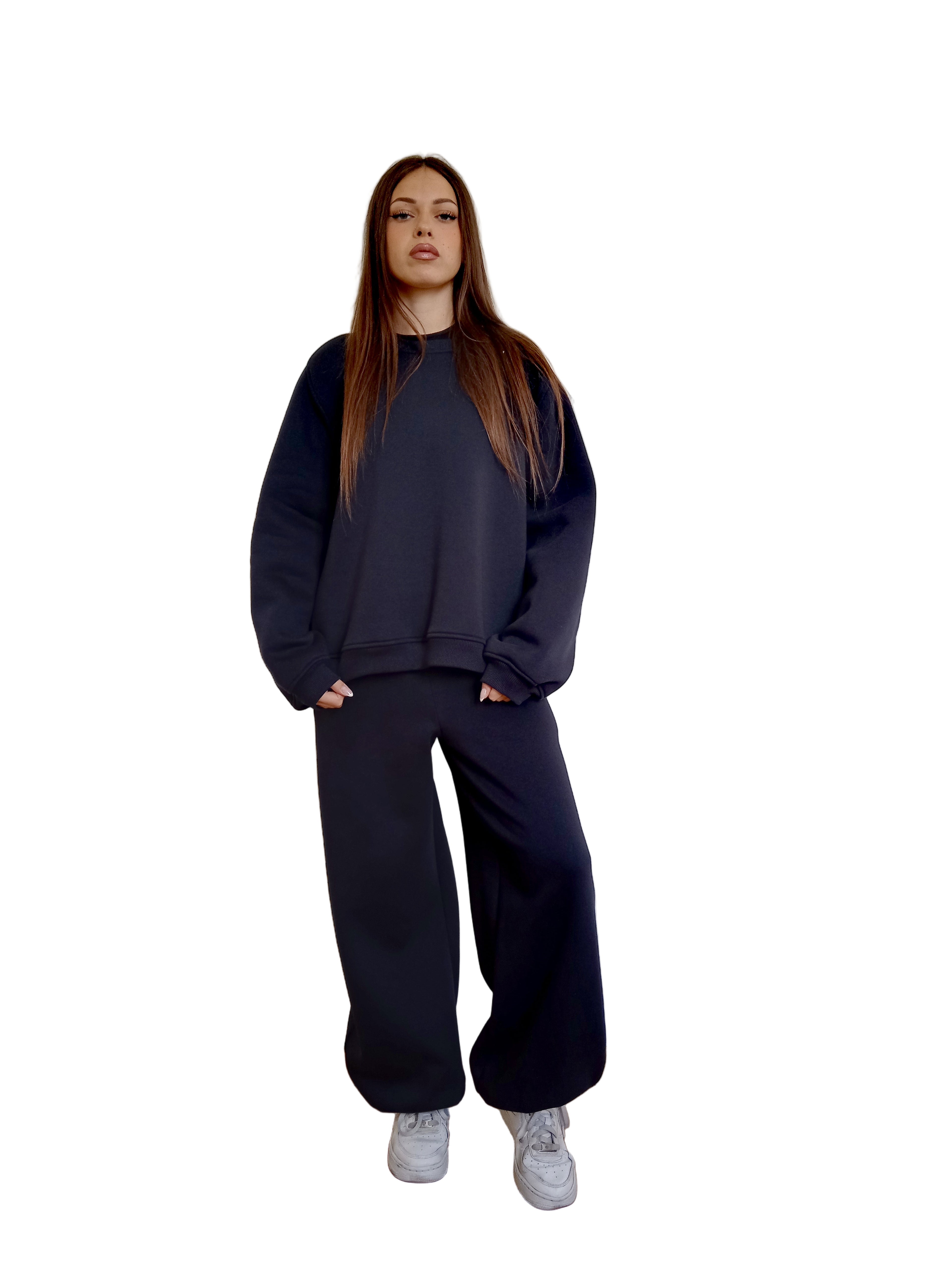 Emily | Felpa girocollo Lumina BLU