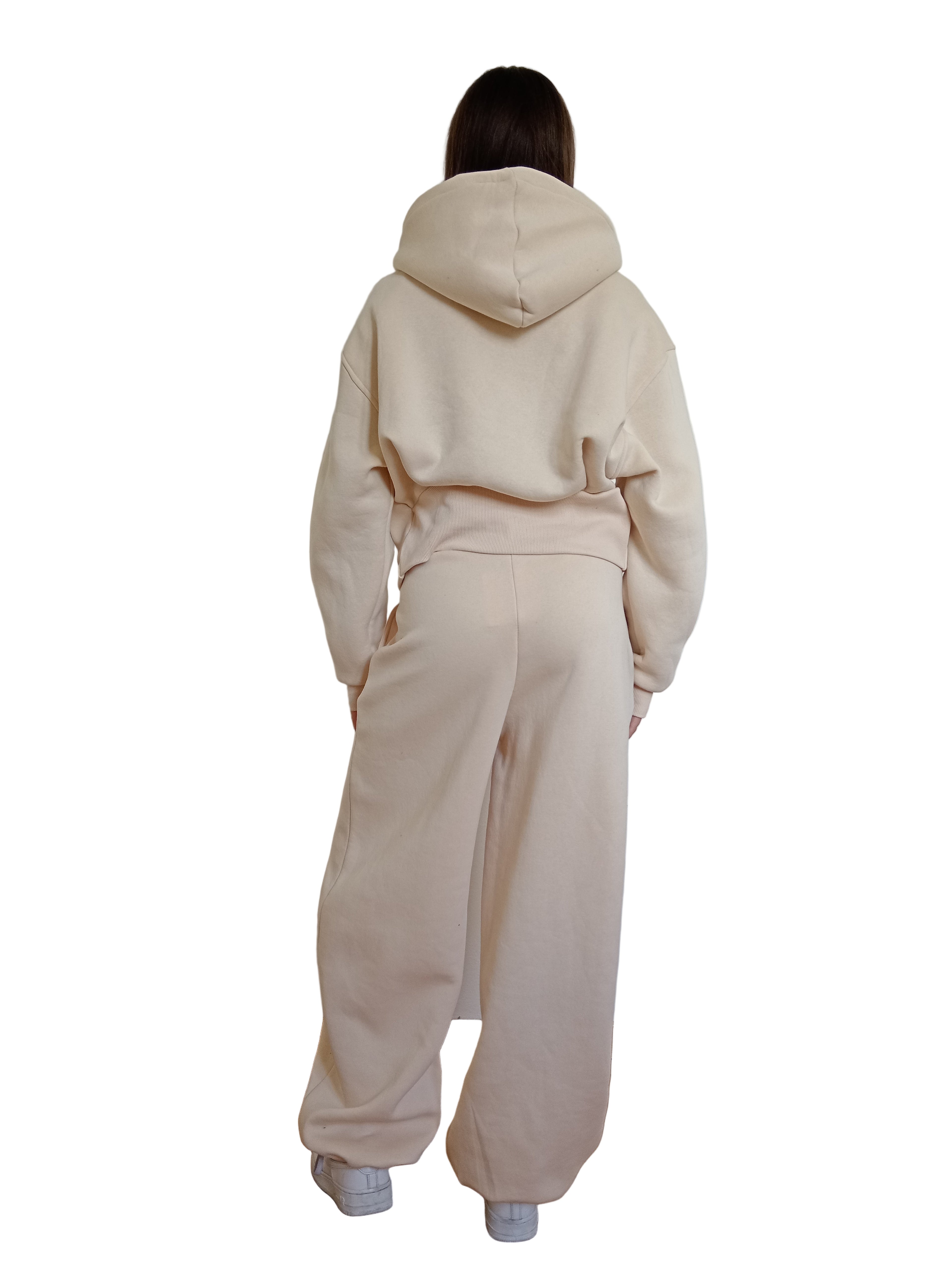 Mia | Felpa con cappuccio Lumina PANNA