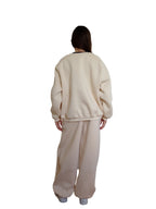 Emily | Felpa girocollo Lumina PANNA