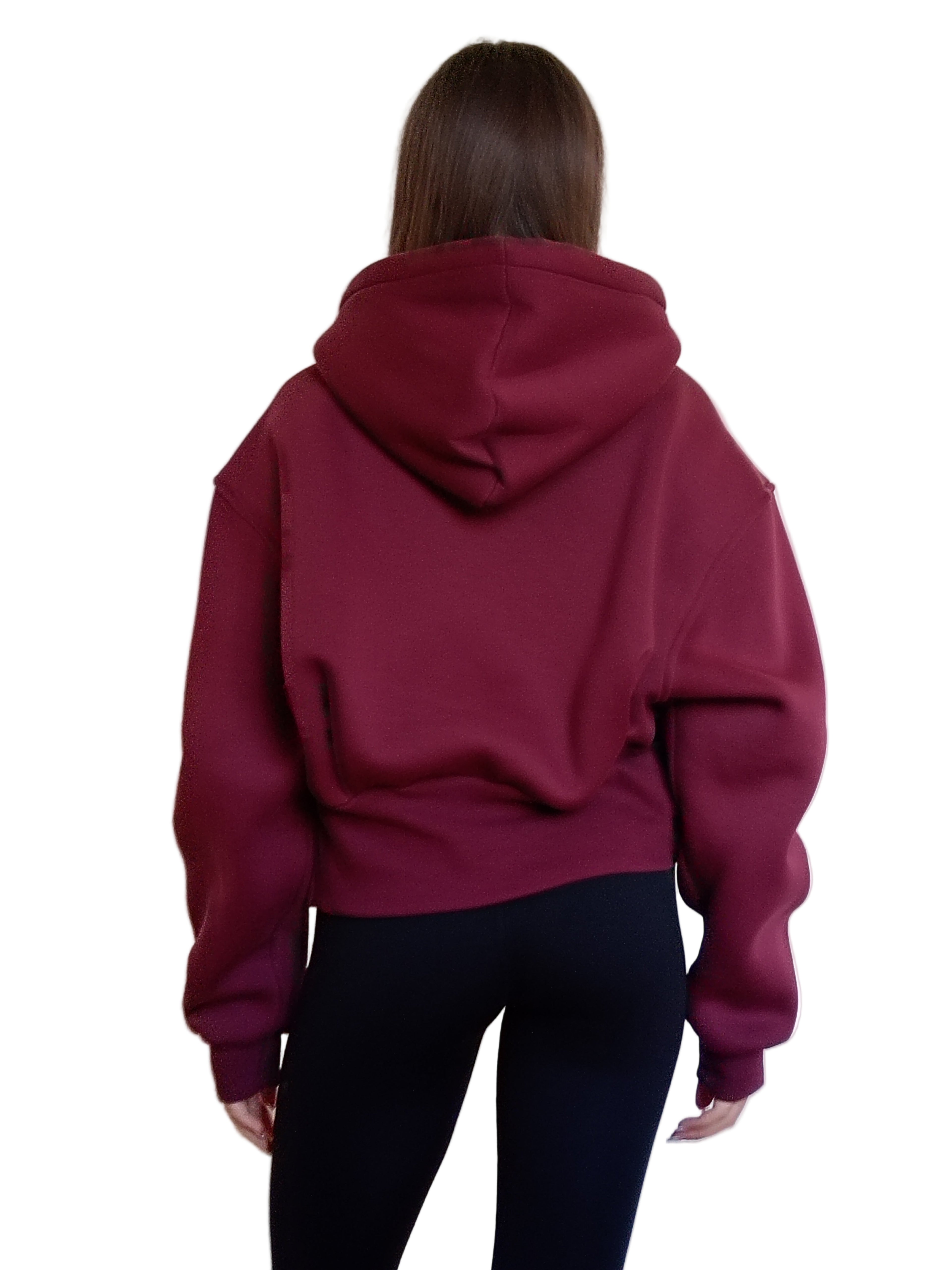 Mia | Felpa con cappuccio Lumina BORDEAUX