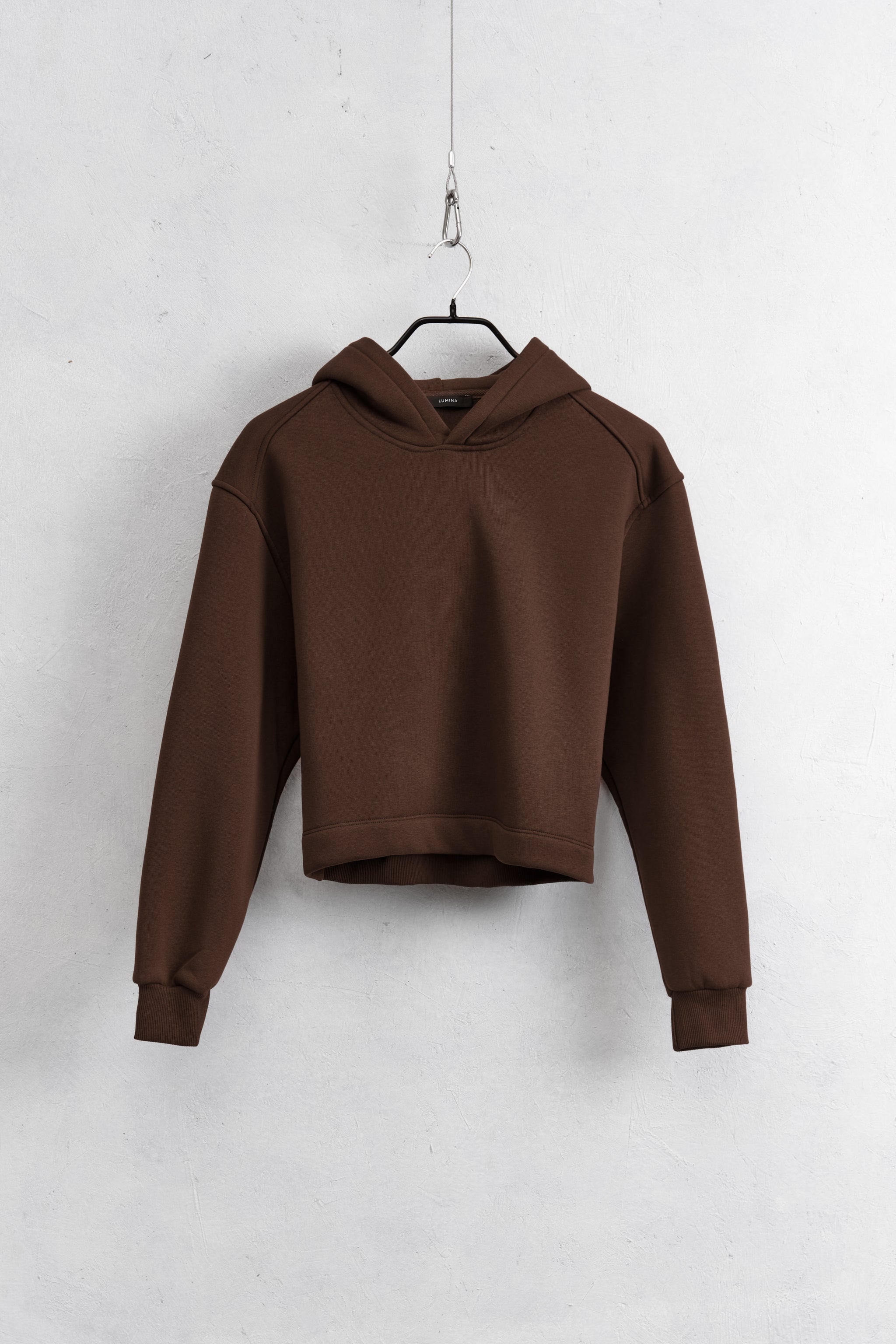 Mia | Felpa con cappuccio Lumina CIOCCOLATO