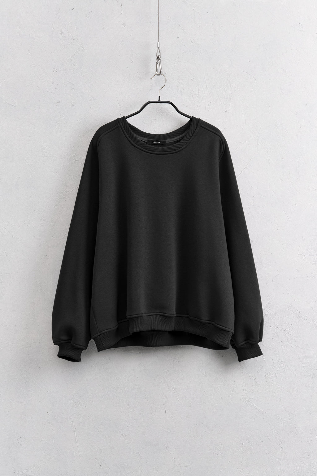 Emily | Felpa girocollo Lumina NERO