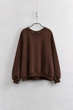 Emily | Felpa girocollo Lumina CIOCCOLATO