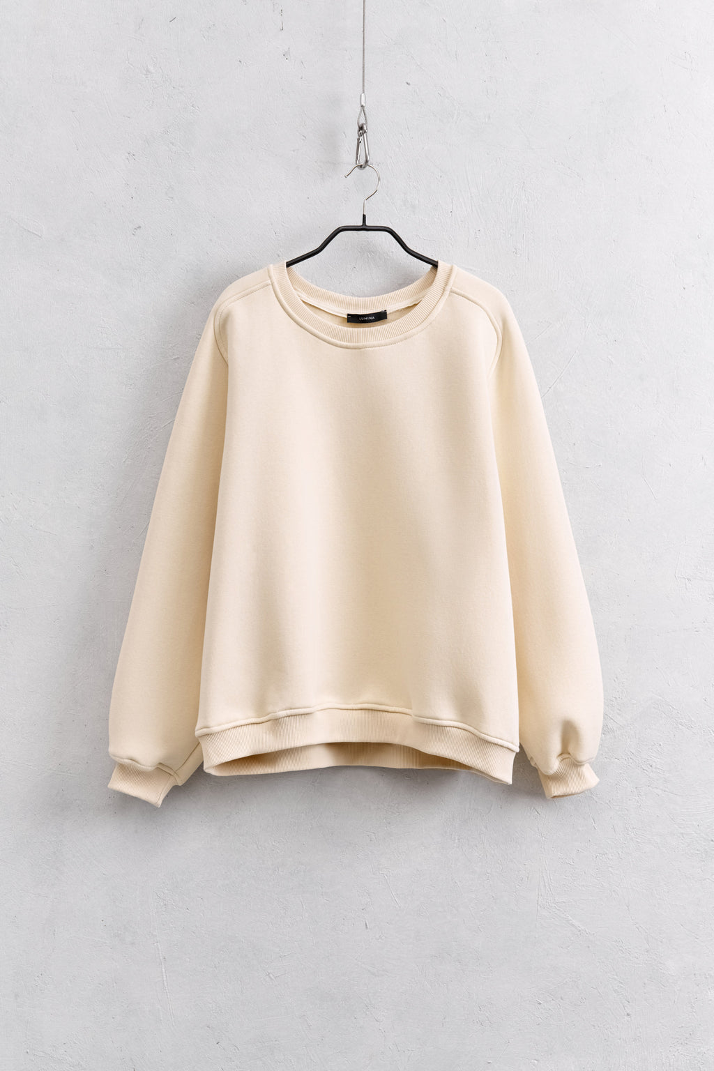 Emily | Felpa girocollo Lumina PANNA