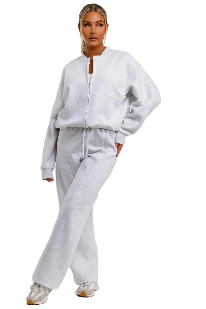 Cozy | Set completo felpa e pantaloni a zampa