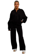 Cozy | Set completo felpa e pantaloni a zampa