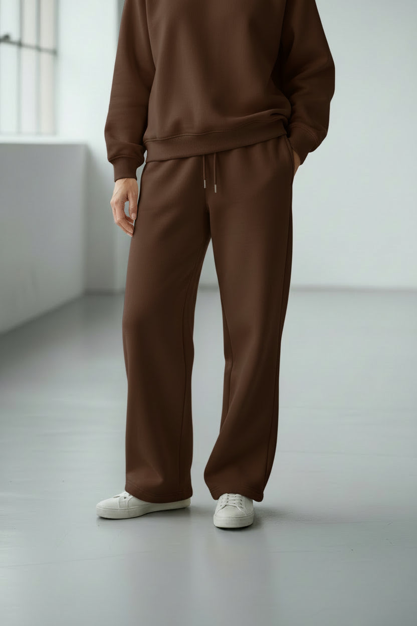 Pantaloni tuta Dora - Cioccolato