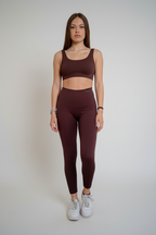 Leggings Ginevra push up - Cioccolato