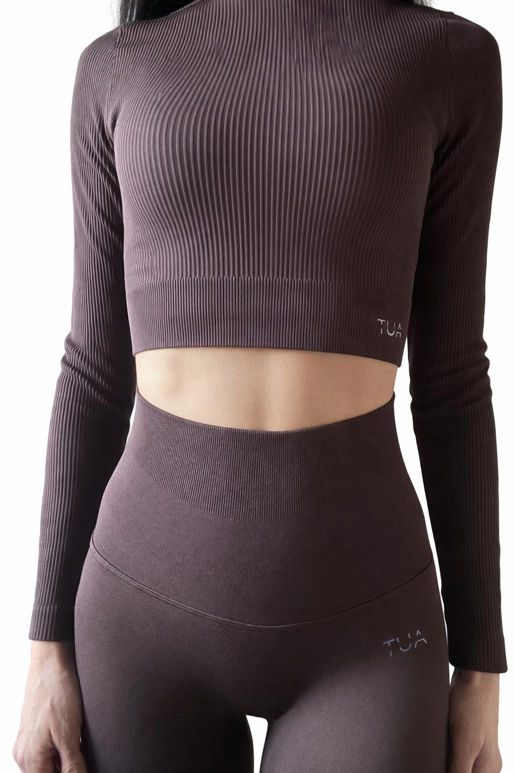 Leggings Ginevra push up - Cioccolato