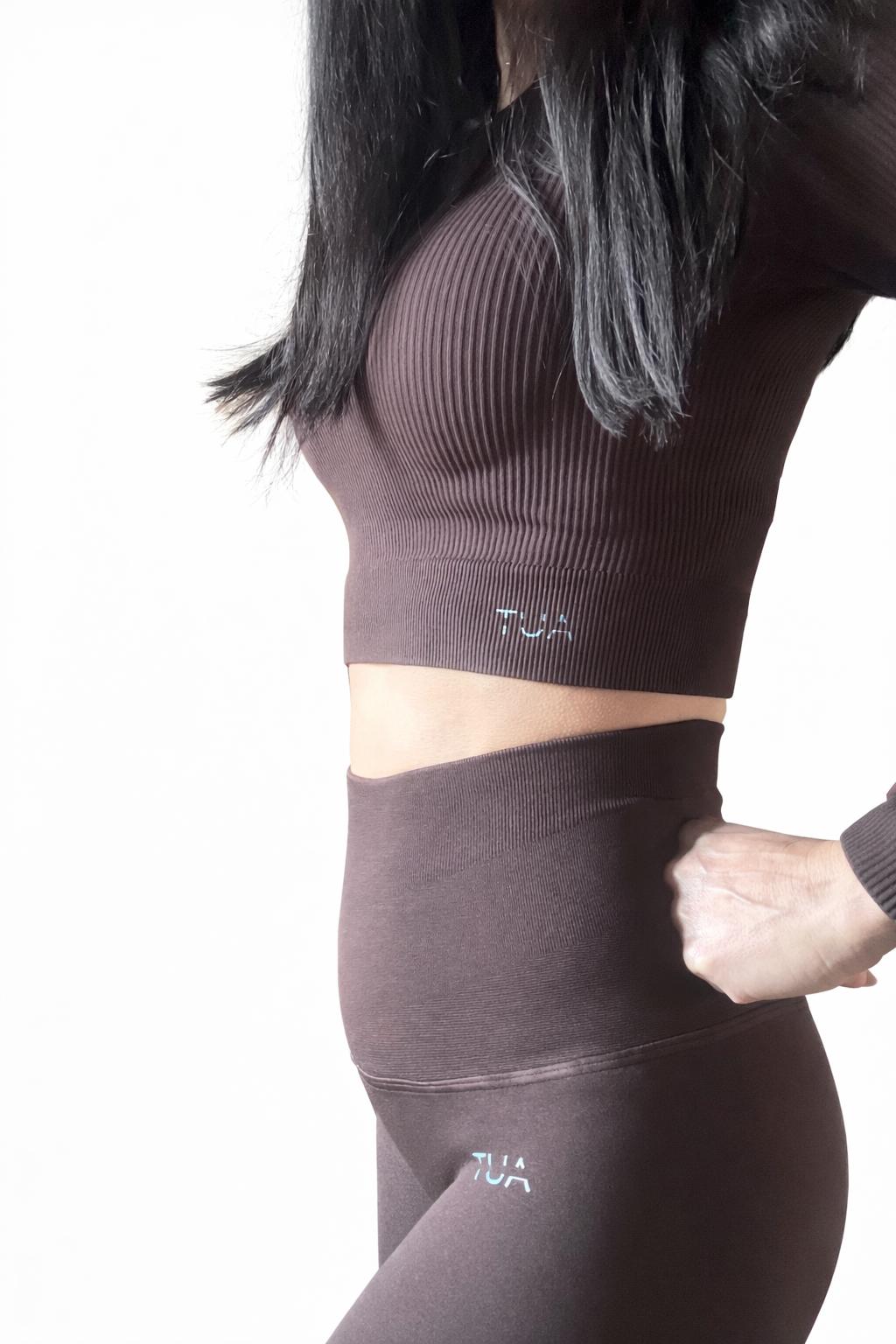 Leggings Ginevra push up - Cioccolato