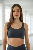 Top bra Gaia - Blu Oceano