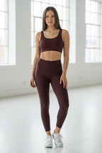 Top bra Gaia - Cioccolato