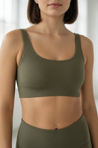 Top bra Gaia - Verde Iguana