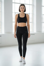 Top bra Gaia - Nero Vulcano