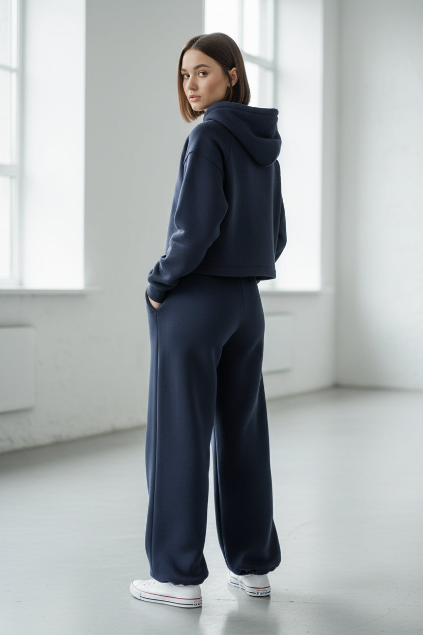 Felpa con cappuccio Mia - Blu